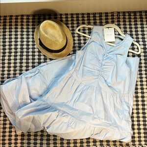 NWT Dèluc Crispy Cotton Maxi Dress